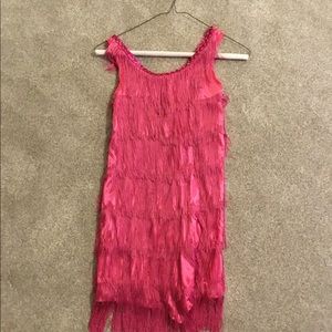 Girls Flapper Dress with Feather Headband